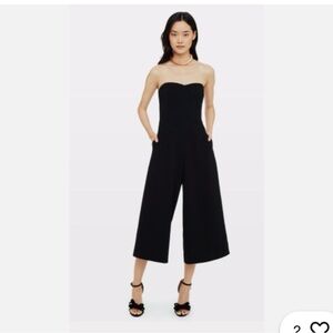 Club Monaco wide leg cropped jumpsuit. Size 2
